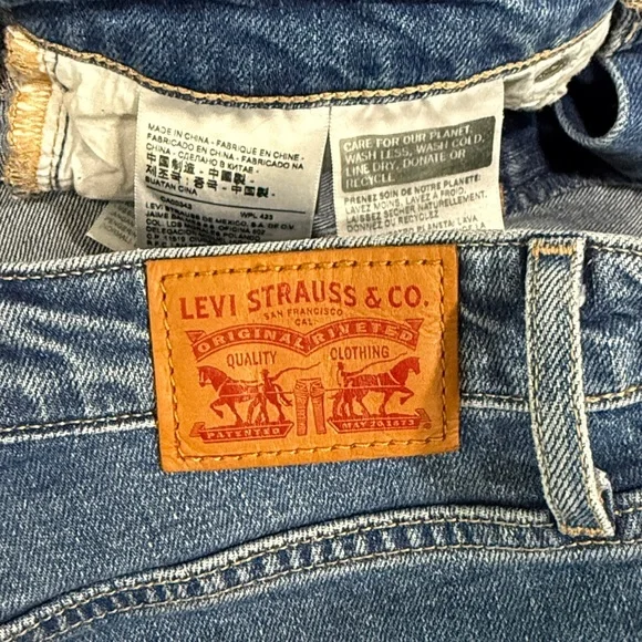 Levi's - 721 High Rise Skinny Blue Jean - 27 - Picture 9 of 10